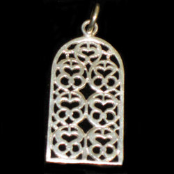 Colgante plata motivos prerrománico modelo 4