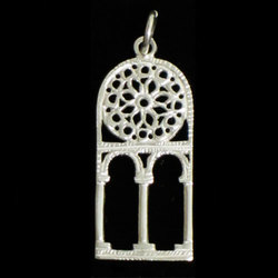 Colgante plata motivos prerrománico modelo 1