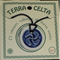  Colgantes cerámica celtas esmaltados 