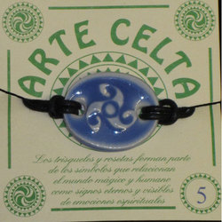  Pulseras cerámica celtas esmaltadas 